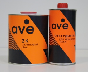 Новый дизайн банок AVE 2К акриловые лаки